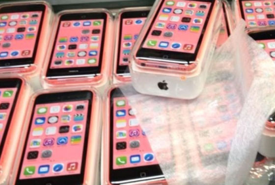 疑似iPhone 5C諜照
