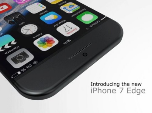 無邊框iPhone7 edge概念圖：三星曲面屏附體
